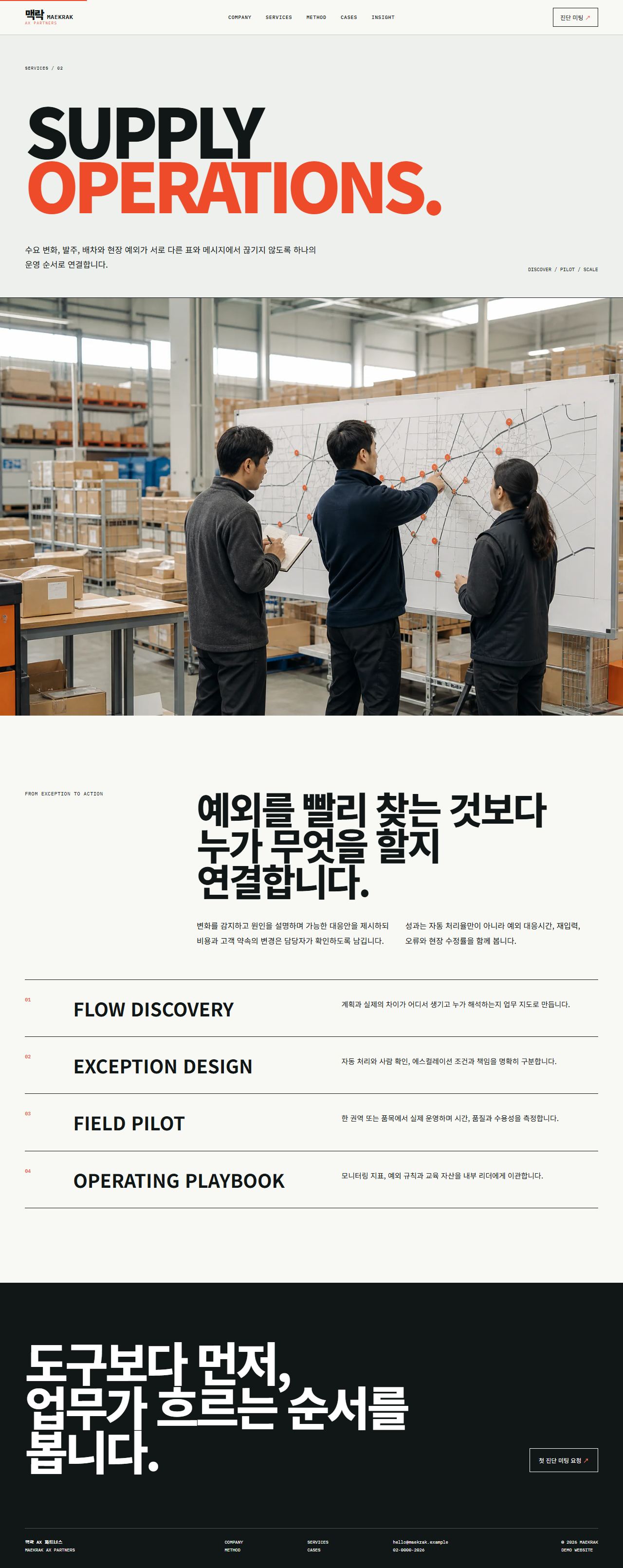 맥락 AX 파트너스 — 업무 전환 컨설팅 — 서비스 상세